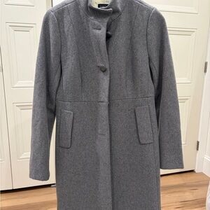 J. Crew Charcoal Trench Coat